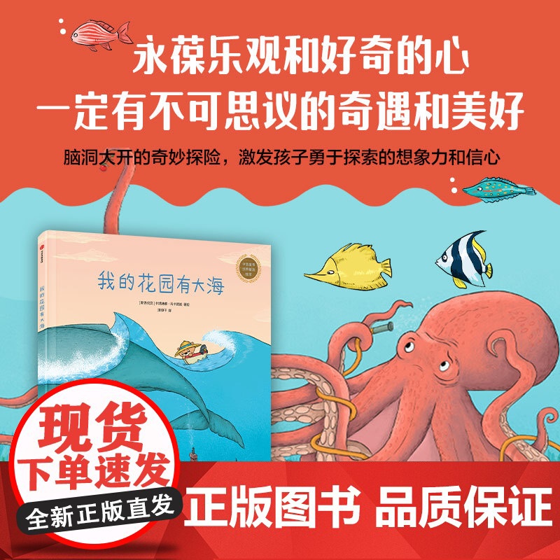你为什么不开花绘本系列 全3册 我的花园有大海 小鸡有个大计划 保持乐观好奇心 创意观察想象力3-6岁儿童绘本图画课外阅高清大图
