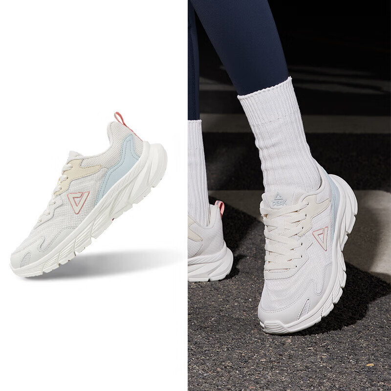 匹克peak运动鞋女鞋夏季新款透气休闲鞋子网面女款跑步鞋女er231708h