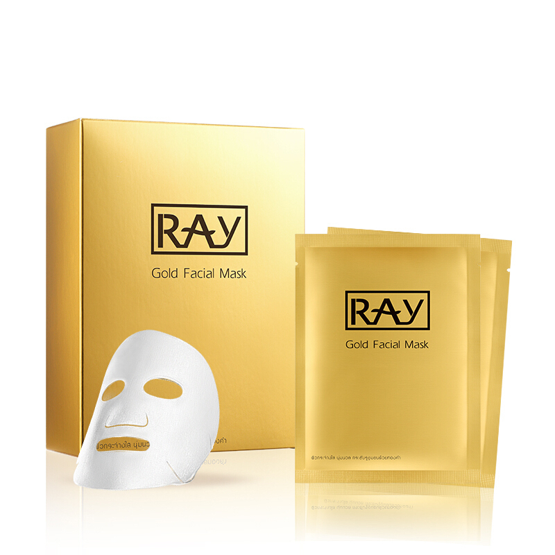[4盒]妆蕾RAY蚕丝金色面膜2盒+银色面膜2盒