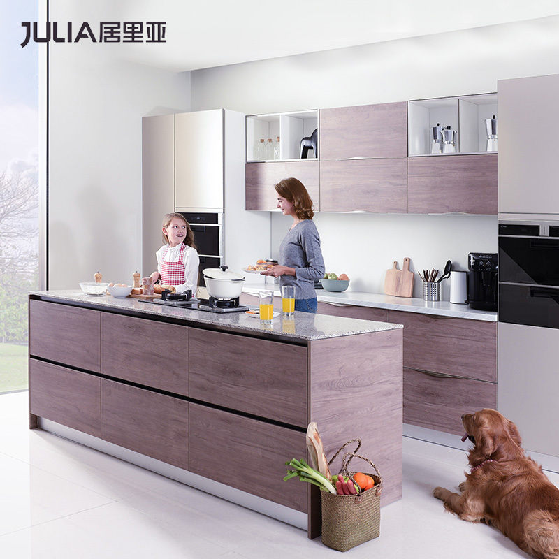 JULIA居里亚整体厨柜 整体橱柜定制门店同款定制 进口实木橱柜定制 厨柜定制 厨房柜