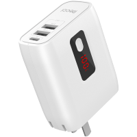 锐思 (Recci) 5000mAh/3.7V移动电源+充电头合二为一 RPB-A01白色