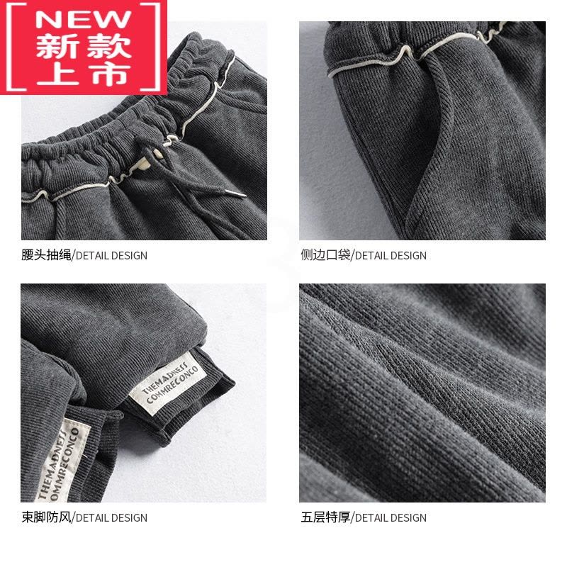 可莉允K姐 五层特厚填充儿童外穿裤 三色选舒适寒保暖裤子图片