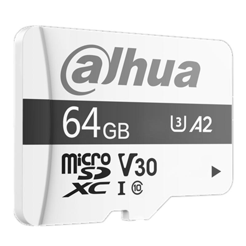 大华(dahua)64G TF(MicroSD)存储卡 U3 C10 A2 V30 F100系列 手机监控相机内存卡