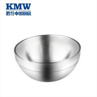 KMW 天工304钢双层多用果盆 GtoolsCP1039 24CM 304不锈钢颜色一盆多用 汤盆、洗菜盆、果盆