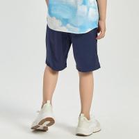 [1件3折价:48]米喜迪mecity童装夏季新款男童宽松亮面五分裤短裤