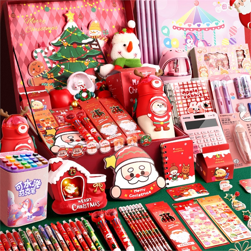邦可臣圣诞文具套装礼盒小学生一年级学习用品开学圣诞礼物大礼包女孩