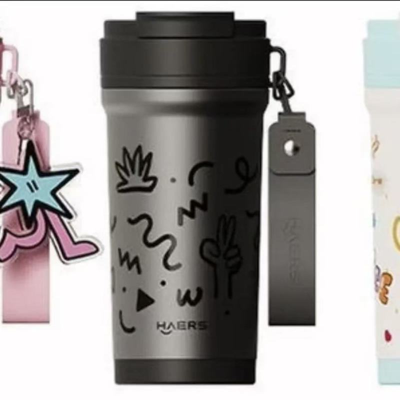 哈尔斯路影咖啡保温杯316不锈钢杯子520ml(自由灰) HGA-520-003