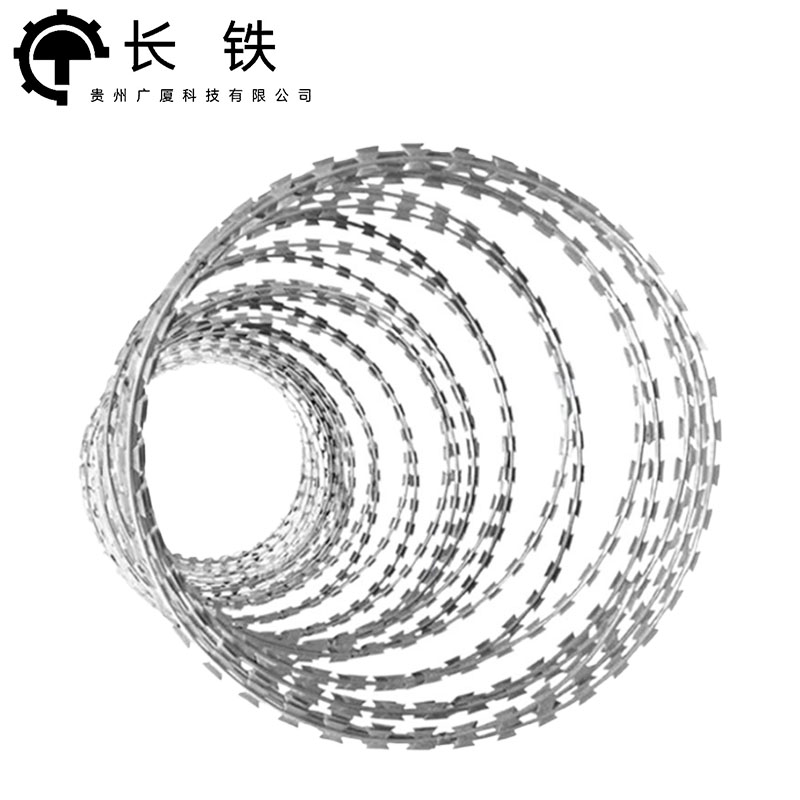 长铁 不锈钢直条型刀片刺绳(20根装) 3m 包高清大图