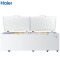 海尔(Haier) 商用冷柜大容量冰柜卧式冷藏冷冻转换冷柜顶开速冻冰柜829升保鲜柜单温冷柜BC/BD-829HEZ