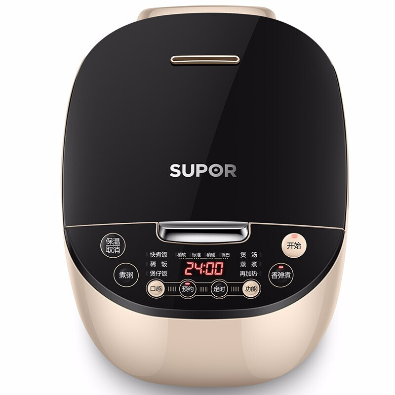 苏泊尔(SUPOR)电饭煲4L家用4-5-6人不粘内胆多功能智能预约电饭锅SF40FC658 24小时预约 特色香弹煮