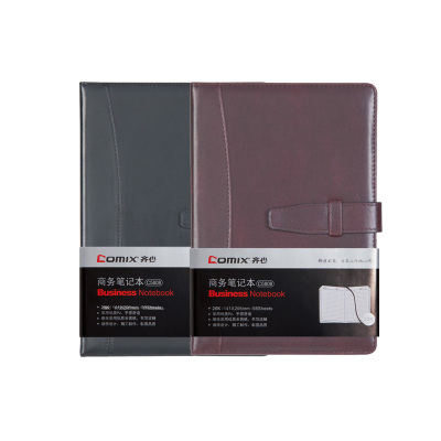 齐心 C5808 皮面笔记本 25K 114张 1本 红