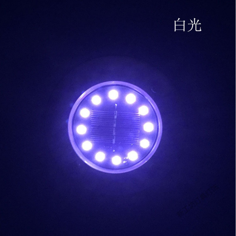 苏宁放心购 太阳能灯 感应七彩地埋灯庭院灯防水LED户外灯别墅花园装饰坪灯