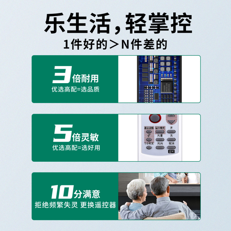 适用Sharp夏普原装空调遥控器万能通用冷暖变频1/1.5/2/2.5/3匹无需设置中央变频柜挂机遥控器板高清大图