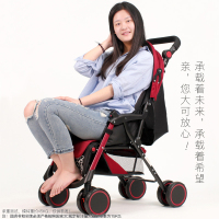 轻便携婴儿推车可坐可躺折叠避震四轮手推车bb宝宝儿童车小婴儿车