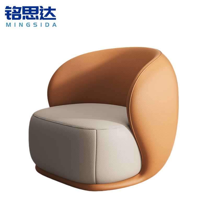 铭思达休闲沙发单人位+茶几套高清大图