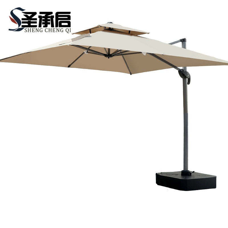 圣承启 户外遮阳伞 3*3m 把高清大图