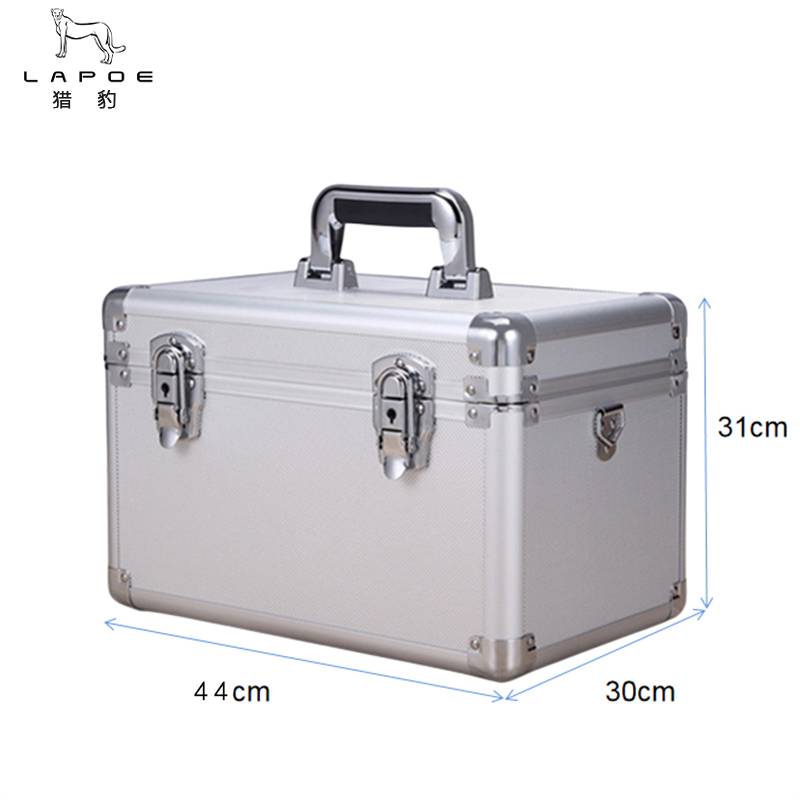 猎豹 铝合金工具箱 仪器收纳箱 大号44x30x31cm/个高清大图