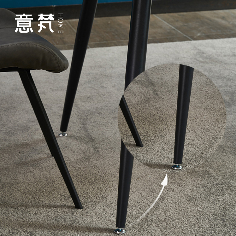 意梵 餐桌 北欧大理石餐桌椅组合简约现代长方形小户型家用饭桌6人轻奢设计 CZ1828B