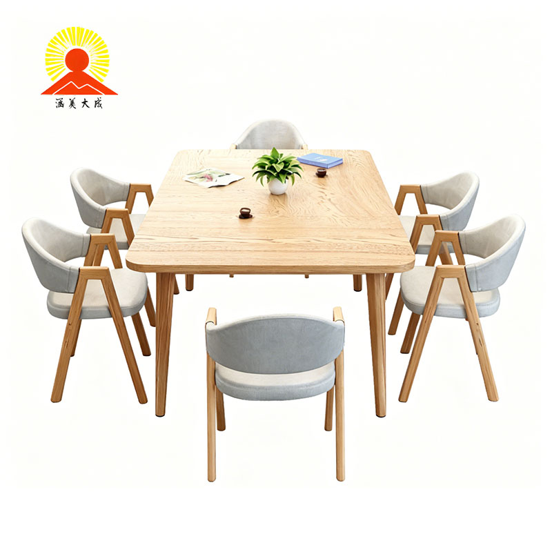 涵美大成 会议桌一桌六椅 HMDC98543 套高清大图