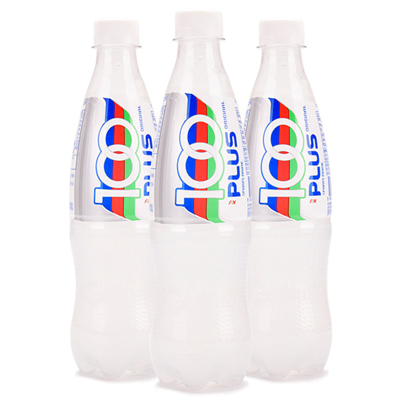马来西亚进口运动饮料冲劲(100PLUS)原味功能饮料500ml*6瓶