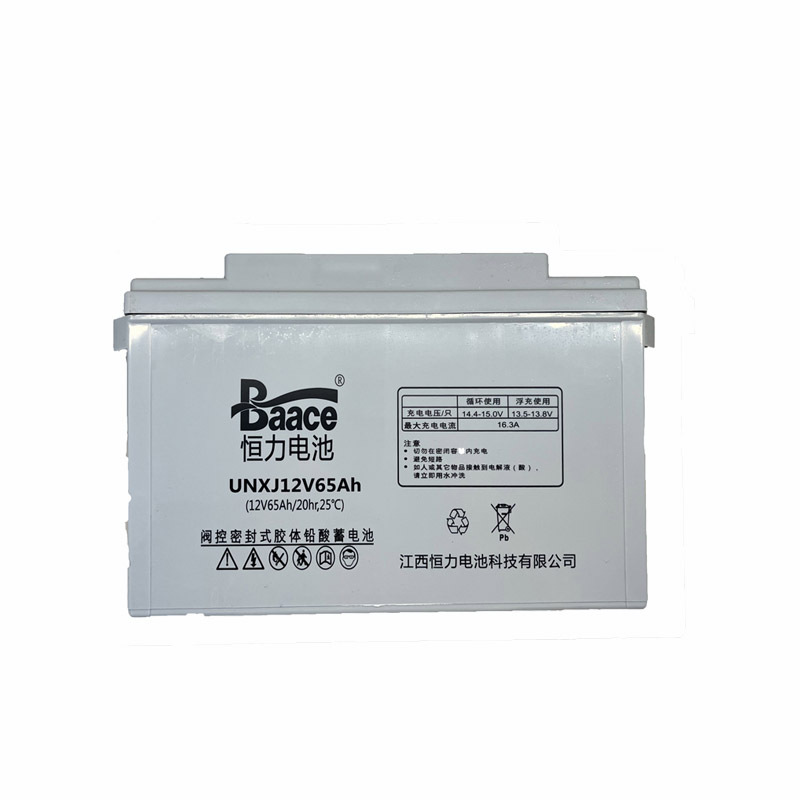 BAACE恒力胶体蓄电池UNXJ12V65Ah(含配件卸货) 块高清大图