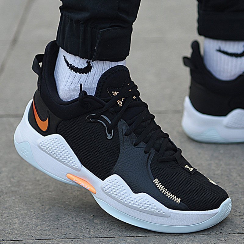 nike耐克篮球鞋男鞋2021春季新款保罗乔治5实战运动鞋cw3146-001