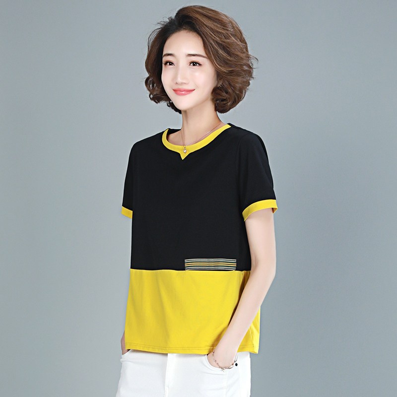 短袖2020年夏季新款青少年时尚韩版潮ins夏装宽松上衣女装短袖t恤视频