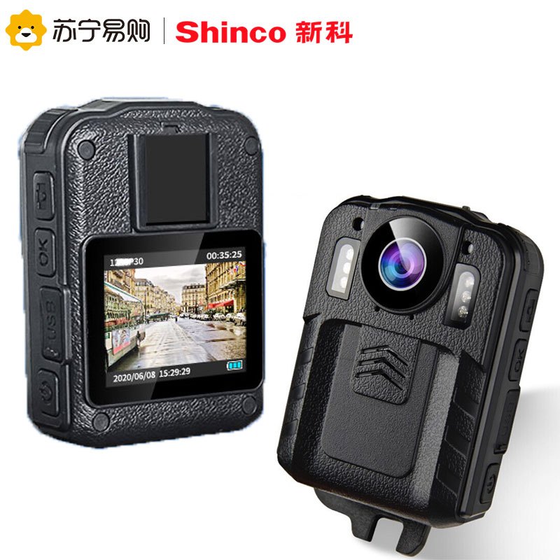 新科录音笔 Z1 128G 黑色高清录像微型便携音视频记录仪夜视摄像一键拍照录音器 128G/录像/录音/1080P