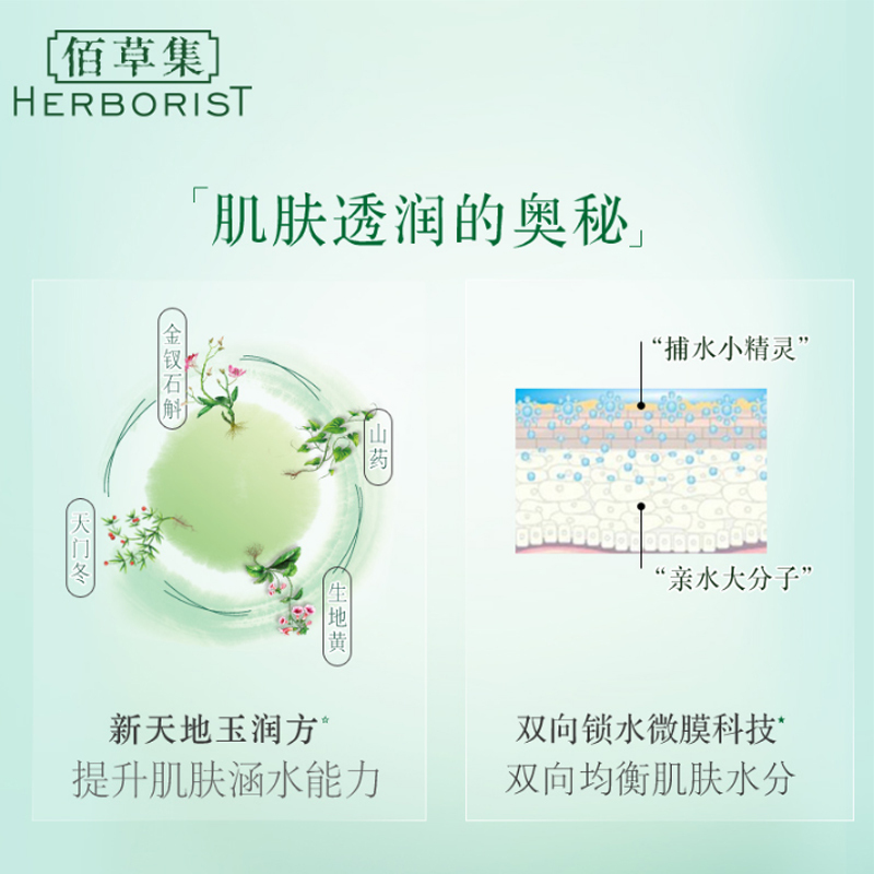 佰草集新玉润保湿化妆爽肤水补水保湿控油收缩毛孔淡香不刺鼻男女高清大图