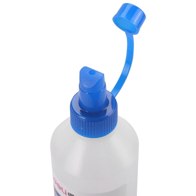 得力胶水6356液体胶大桶装250ml液体透明胶粘性好宁选