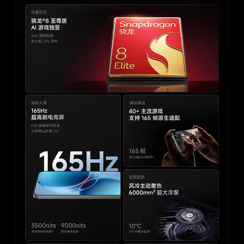 [全新]小米REDMI K90 至尊版 16+512GB 天际蓝 骁龙8至尊版芯 高清影像 165Hz电竞大屏 8550mAh 100W 旗舰手机高清大图