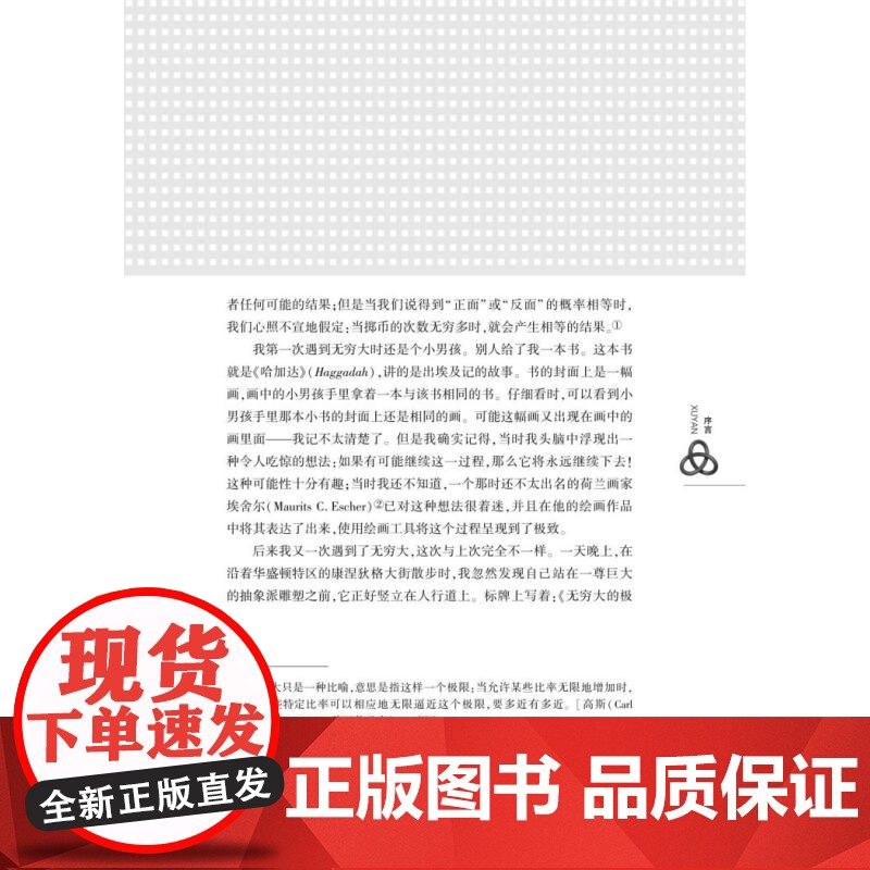 无穷之旅:关于无穷大的文化史 数学桥丛书第三辑 伊莱马奥尔著上海科技教育出版社自然科学数学丛书高清大图