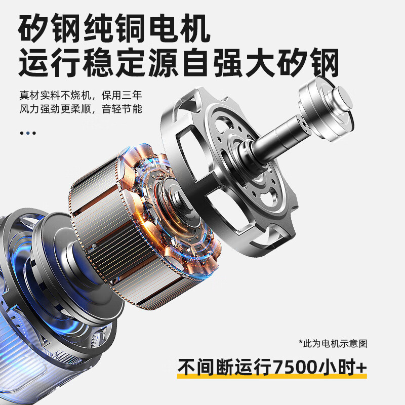 美的(Midea)工业电风扇立式大风扇强力办公室风扇落地大风大功率工厂车间商用牛角扇落地电风扇 FS45-22N