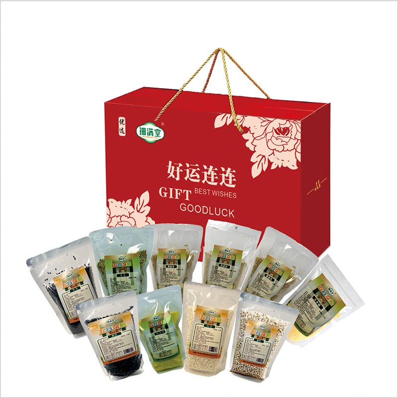 钿满堂油米杂粮坚果套餐 T001/套高清大图