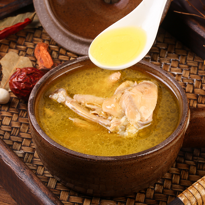 咸宁农家特产1150g原汁原味土鸡汤 无添加营养滋补汤 厂家直销月子汤