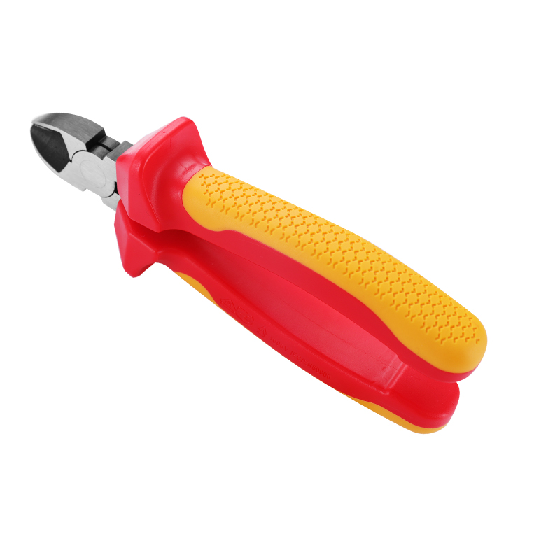 takama 高松 VDE绝缘耐压斜嘴钳偏口钳电子剪钳6英寸 v102160高清大图