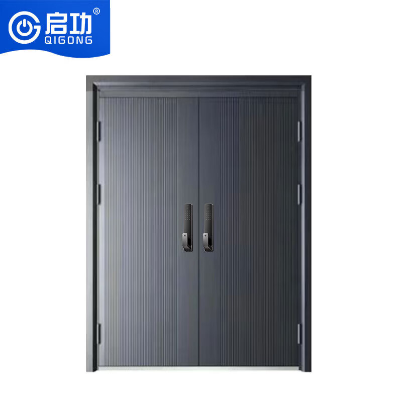 启功钢质防盗门进户安全门单位小区民房平开入户防盗门QG-JZFDM7680