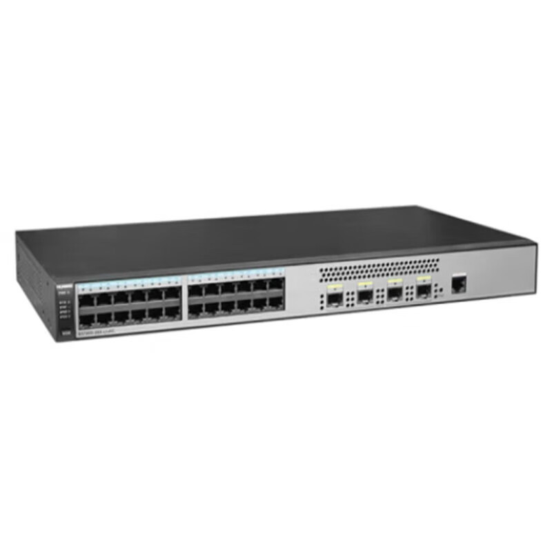 华为(HUAWEI)S5720S-28X-LI-AC企业级交换机 24口千兆以太网+4口万兆光 网络交换机