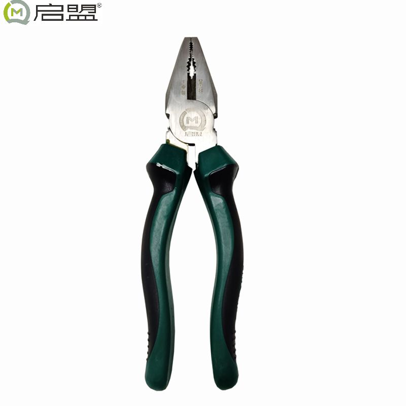 启盟QM-1001欧式精抛钢丝钳老虎钳8寸200mm高清大图