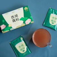 艺福堂 无添加蔗糖纯藕粉 手工西湖莲藕粉 杭州特产速溶代餐粉便携早餐300g