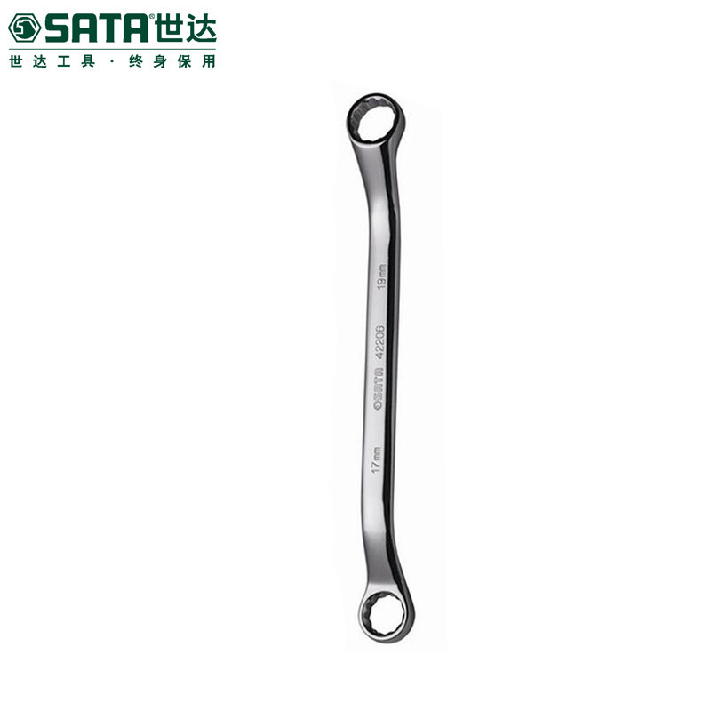 世达(SATA)SA08012 10件套全抛光双梅花扳手