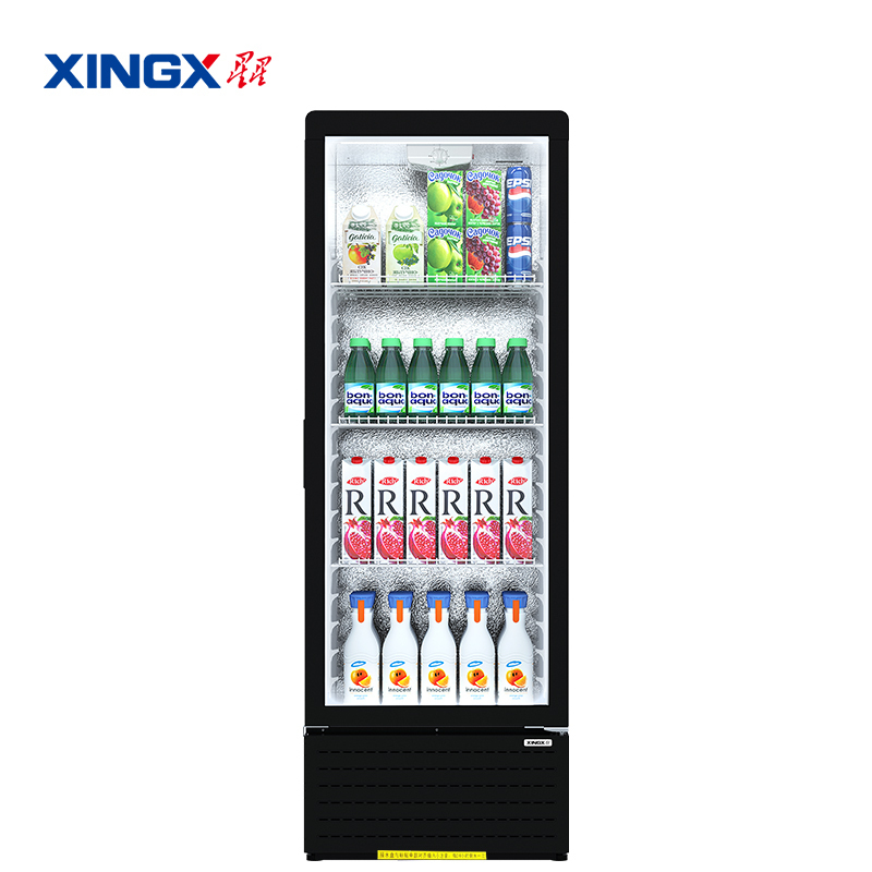 星星(XINGX) LSC-230YPE 222升 立式冷藏展示柜 大容量 7档调温 饮料柜 商用 双层玻璃更锁冷