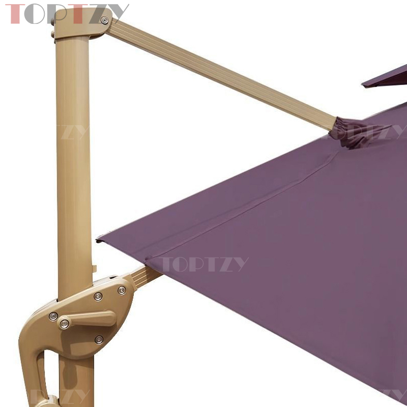 探在途 TZT5072114 户外遮阳伞庭院伞别墅露天花园罗马伞 2.5米 铝合金款高清大图