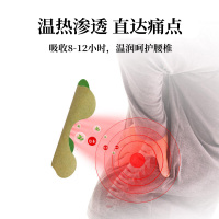 百消丹艾草腰椎贴12贴/盒 12片