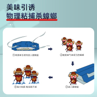 威立世Wallesh 蟑螂胶再见蟑螂屋10套/盒