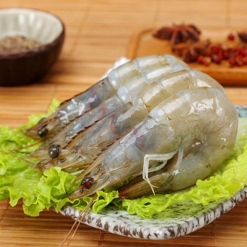 禧美海产 厄瓜多尔白虾(ASC认证)1800g 盒装 75-90只 原装进口 海鲜水产