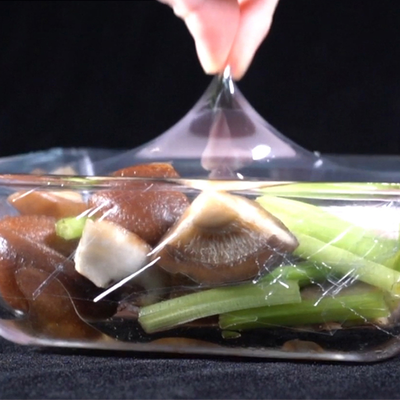 洁成一次性手撕点断PE保鲜膜30cm*120M 好撕不浪费