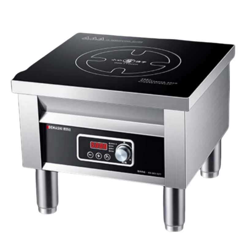 德玛仕(DEMASHI)5000W大功率商用电磁炉卤煮卤肉平面商业电磁灶矮汤炉 立式可调支脚高度MC-TPL05A-01