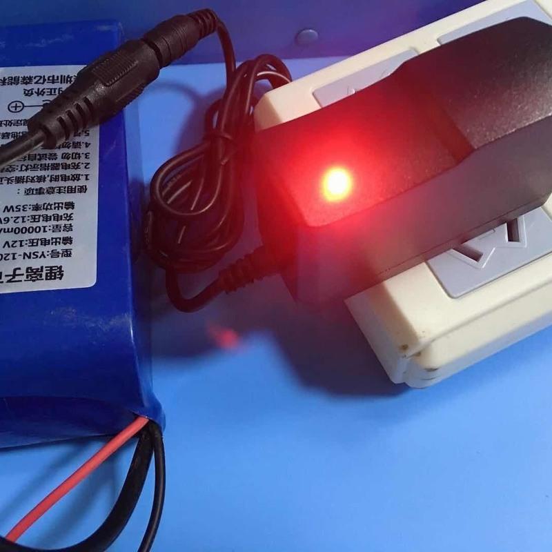 12.6V2A 不带风扇 带风扇12.6V5A6A锂电池充电器12V锂电瓶3A 4A聚合物18650电池组用