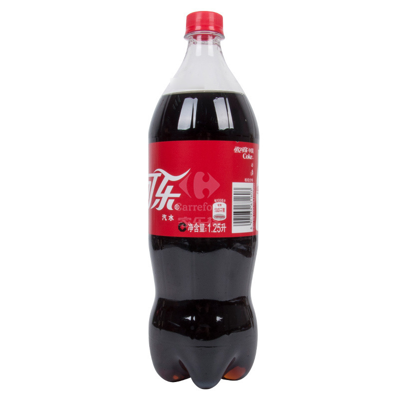 可口可乐Coca-Cola 汽水 碳酸饮料 1.25L*12瓶 整箱装 可口可乐公司出品 新老包装随机发货